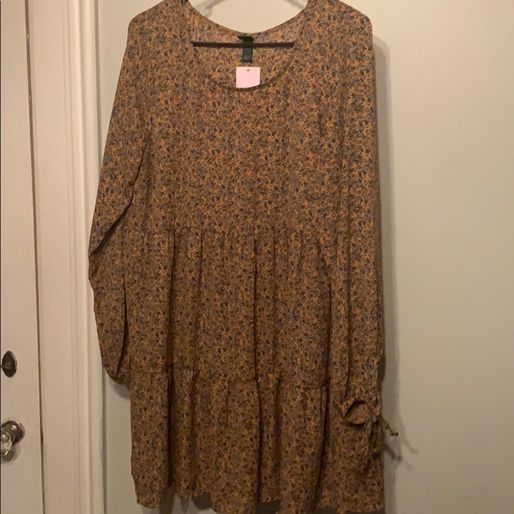 Long Sleeve Floral Dress